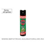 Spray / aerosol pentru protectie impotriva gandaci si furnici